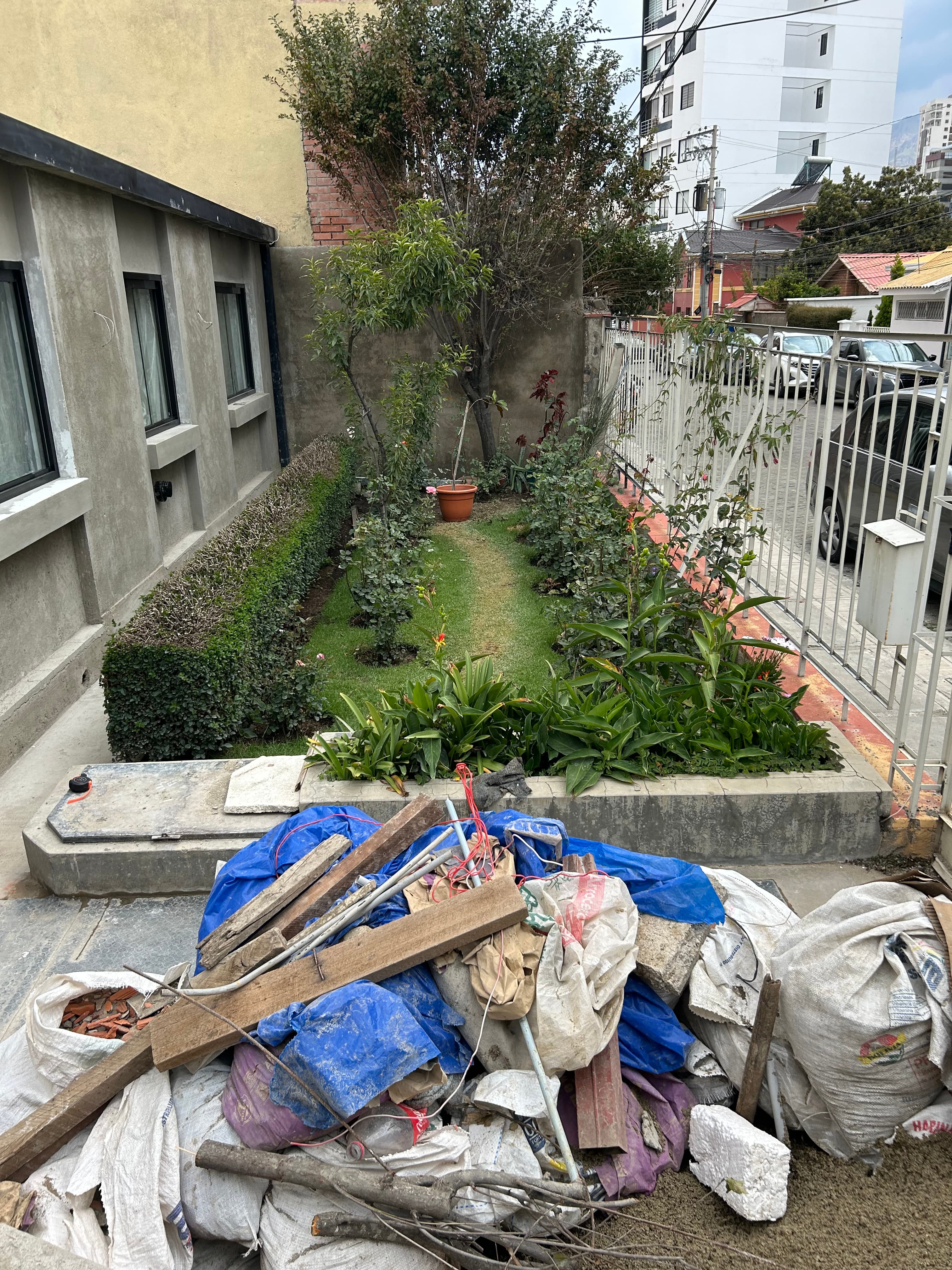 Vista de la remodelación