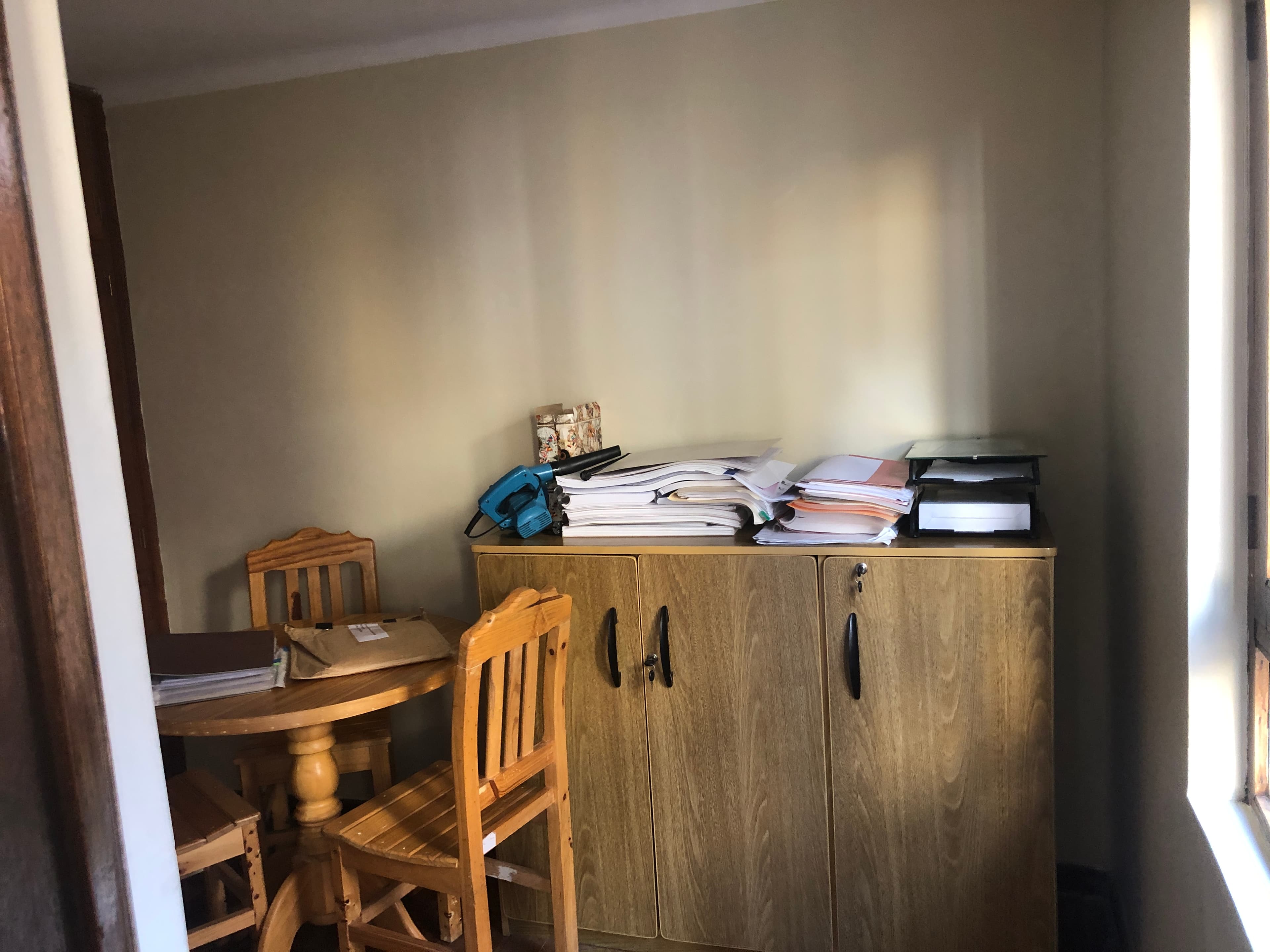 Vista de la remodelación