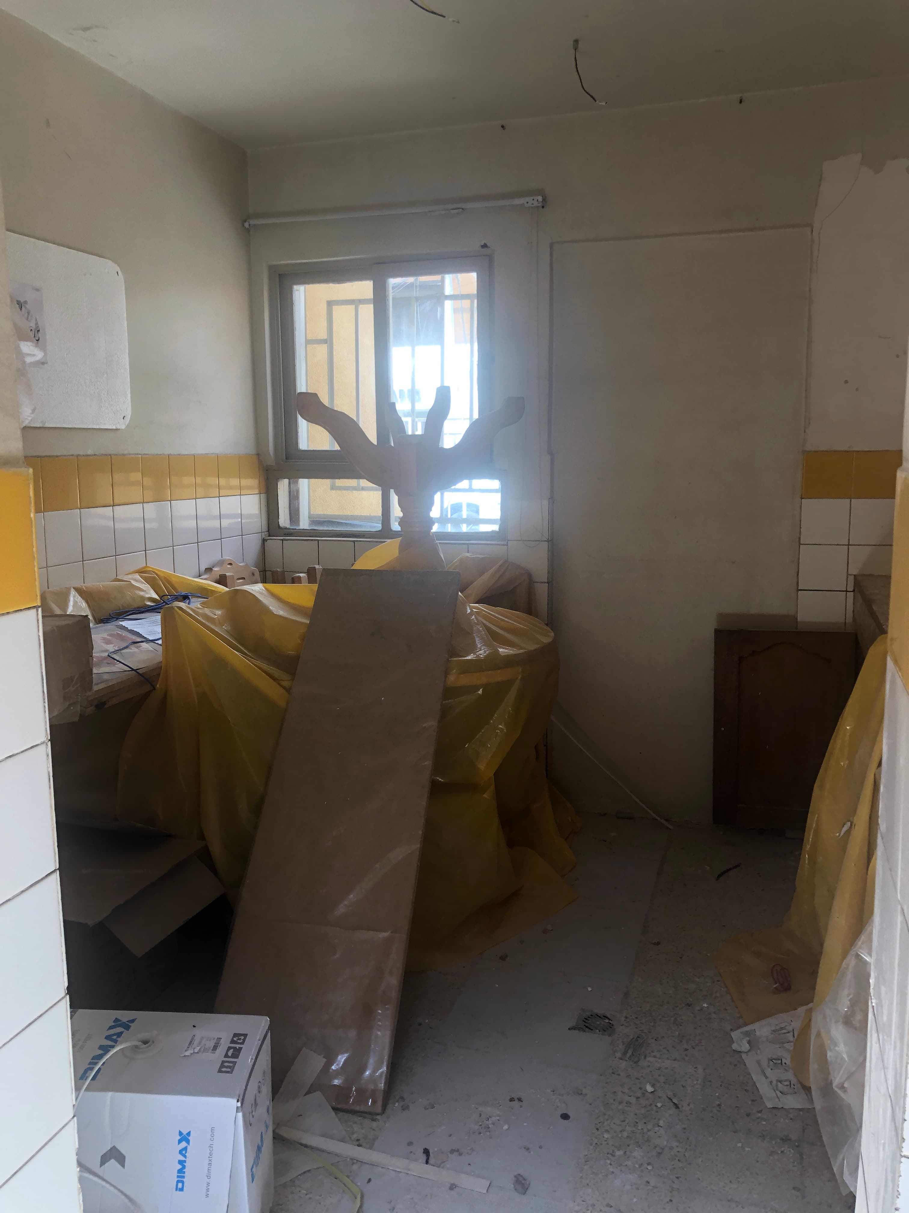 Vista de la remodelación